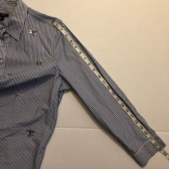 Talbots Jeweled shirt size Large petite - Picture 8 of 8